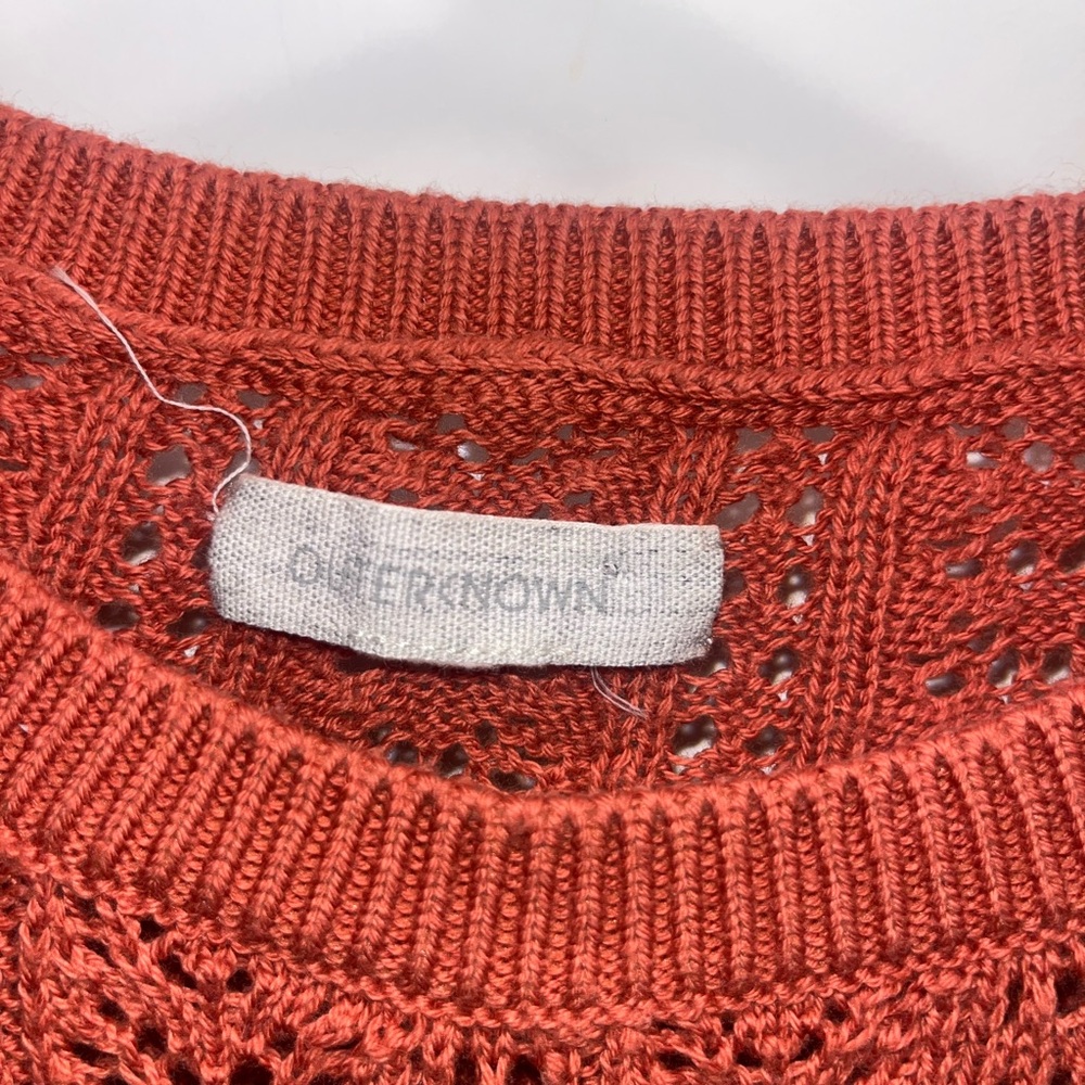 Outerknown organic cotton sweater orange - Picture 3 of 4